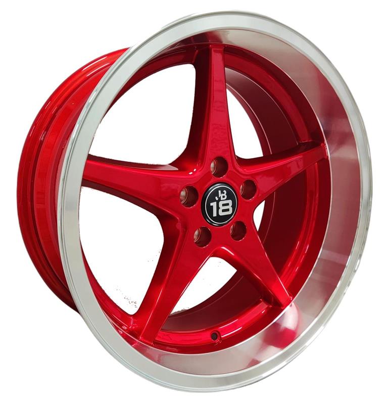 JB 18 Candyred 8,5x18 5x108 ET6 CB65,1 60°