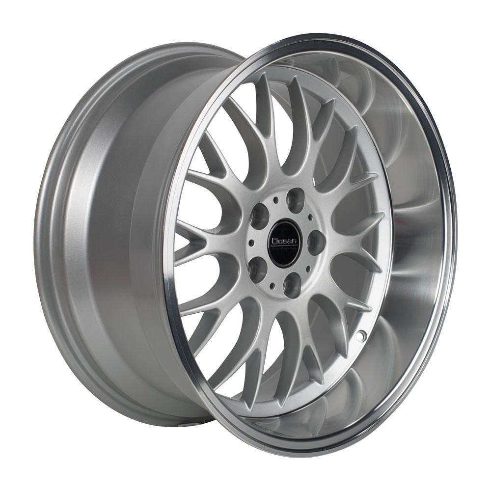 Ocean Wheels Super DTM Silver Diamond 8,5x18 5/108 ET6 CB65,1